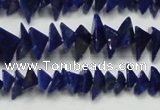 CNL1273 15.5 inches 4*6mm - 5*8mm pyramid natural lapis lazuli beads