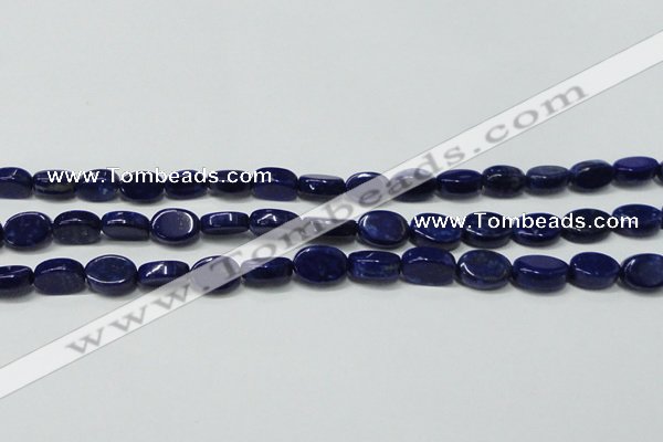 CNL1277 15.5 inches 9*13mm oval natural lapis lazuli beads