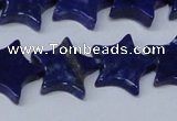 CNL1286 15.5 inches 18mm star natural lapis lazuli beads