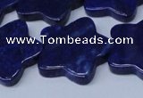 CNL1287 15.5 inches 28mm star natural lapis lazuli beads