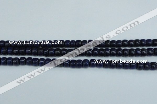 CNL1505 15.5 inches 6*9mm drum lapis lazuli beads wholesale