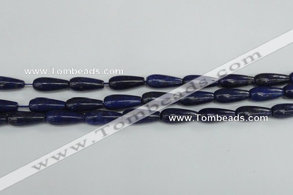 CNL1512 15.5 inches 8*22mm teardrop lapis lazuli beads wholesale