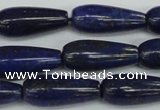 CNL1513 15.5 inches 10*30mm teardrop lapis lazuli beads wholesale