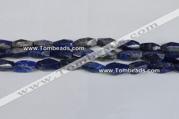 CNL1608 15.5 inches 12*25mm - 14*30mm faceted nuggets lapis lazuli beads