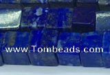 CNL1674 15.5 inches 7*7mm cube lapis lazuli gemstone beads