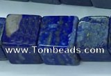 CNL1676 15.5 inches 11*11mm cube lapis lazuli gemstone beads