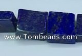 CNL1678 15.5 inches 11*11mm - 12*12mm square lapis lazuli beads