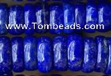 CNL1694 15.5 inches 3*8mm - 4*8mm rondelle lapis lazuli beads