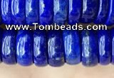 CNL1695 15.5 inches 3*9mm - 4*9mm rondelle lapis lazuli beads