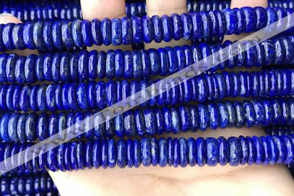 CNL1698 15.5 inches 3*10mm - 4*10mm rondelle lapis lazuli beads