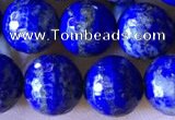 CNL1709 15.5 inches 8mm faceted round lapis lazuli beads