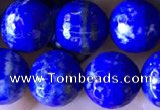 CNL1710 15.5 inches 9mm faceted round lapis lazuli beads