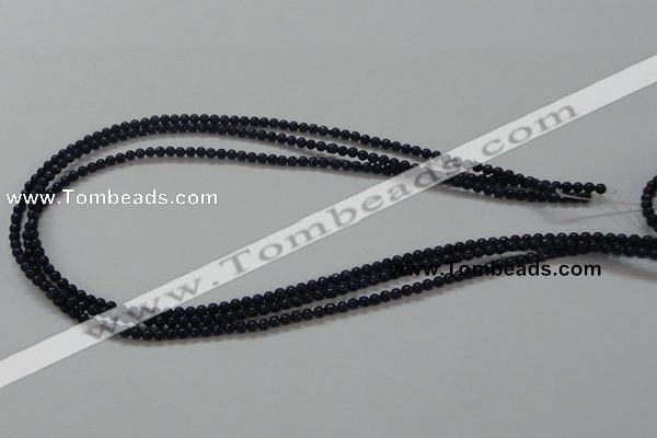 CNL201 15.5 inches 3mm round natural lapis lazuli beads wholesale