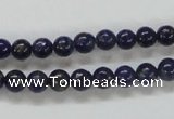 CNL206 15.5 inches 6mm round natural lapis lazuli beads wholesale