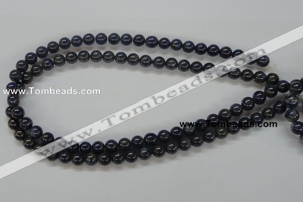 CNL207 15.5 inches 8mm round natural lapis lazuli beads wholesale