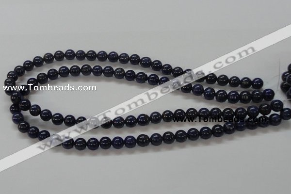 CNL209 15.5 inches 8mm round natural lapis lazuli beads wholesale