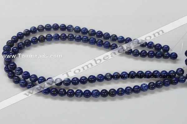 CNL210 15.5 inches 8mm round natural lapis lazuli beads wholesale