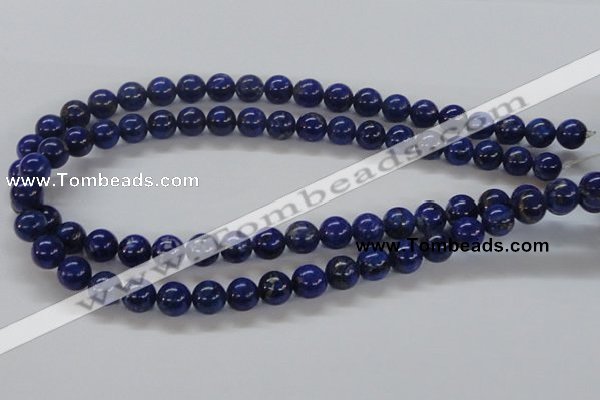 CNL216 15.5 inches 10mm round A+ grade natural lapis lazuli beads