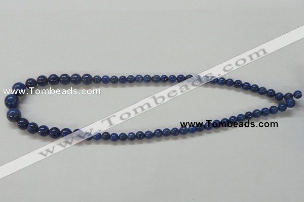 CNL233 15.5 inches multi-size round natural lapis lazuli beads wholesale