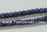 CNL238 15.5 inches 6*8mm bamboo shape natural lapis lazuli beads wholesale