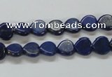 CNL242 15.5 inches 8*8mm heart natural lapis lazuli beads wholesale