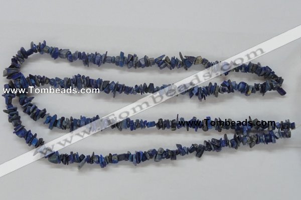 CNL244 15.5 inches 3*10mm chip natural lapis lazuli beads wholesale