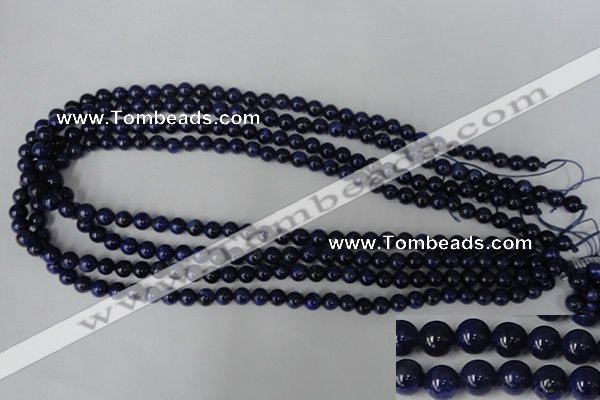 CNL402 15.5 inches 6mm round natural lapis lazuli gemstone beads