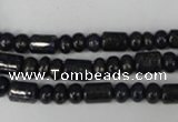 CNL434 15.5 inches 4*6mm rondelle & 6*9mm tube natural lapis lazuli beads