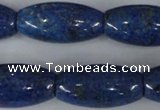 CNL445 15.5 inches 15*30mm rice natural lapis lazuli gemstone beads