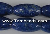 CNL446 15.5 inches 15*30mm rice natural lapis lazuli gemstone beads