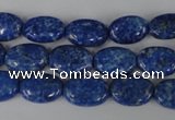 CNL480 15.5 inches 9*13mm oval natural lapis lazuli gemstone beads