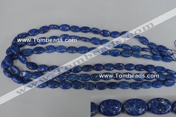 CNL480 15.5 inches 9*13mm oval natural lapis lazuli gemstone beads