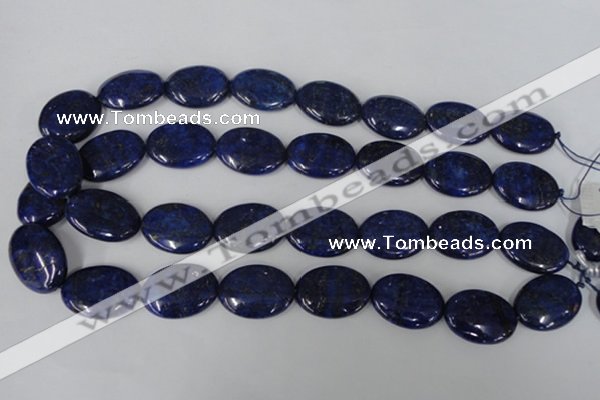 CNL485 15.5 inches 18*25mm oval natural lapis lazuli gemstone beads