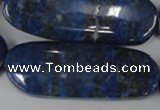 CNL490 15.5 inches 18*50mm oval natural lapis lazuli gemstone beads