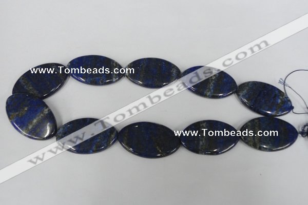 CNL497 15.5 inches 25*40mm marquise natural lapis lazuli gemstone beads