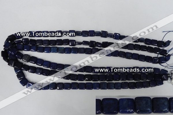 CNL510 15.5 inches 8*8mm square natural lapis lazuli gemstone beads