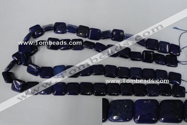 CNL513 15.5 inches 14*14mm square natural lapis lazuli gemstone beads