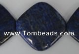 CNL528 15.5 inches 30*30mm diamond natural lapis lazuli gemstone beads