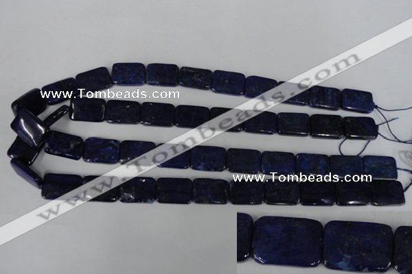 CNL534 15.5 inches 13*18mm rectangle natural lapis lazuli gemstone beads