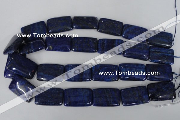 CNL537 15.5 inches 20*30mm rectangle natural lapis lazuli gemstone beads