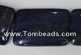 CNL538 15.5 inches 25*35mm rectangle natural lapis lazuli gemstone beads