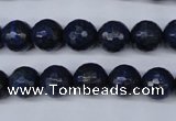 CNL603 15.5 inches 10mm faceted round natural lapis lazuli gemstone beads