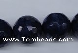 CNL608 15.5 inches 20mm faceted round natural lapis lazuli gemstone beads