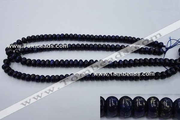 CNL611 15.5 inches 5*8mm rondelle natural lapis lazuli gemstone beads