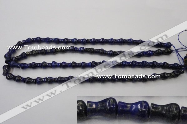 CNL630 15.5 inches 8*12mm vase-shaped natural lapis lazuli beads