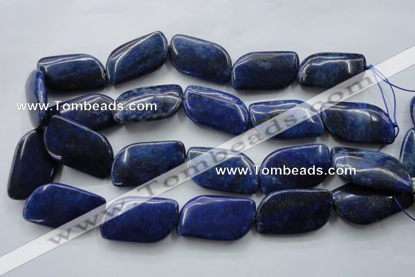 CNL650 15.5 inches 21*38mm marquise natural lapis lazuli beads