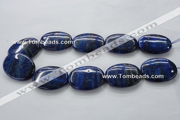 CNL665 15.5 inches 30*40mm oval natural lapis lazuli beads