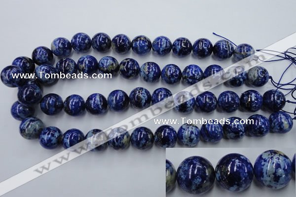 CNL718 15.5 inches 16mm round natural lapis lazuli gemstone beads