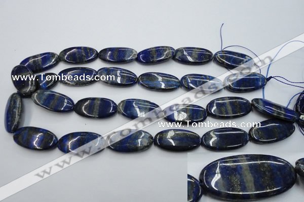 CNL755 15.5 inches 15*30mm oval natural lapis lazuli gemstone beads