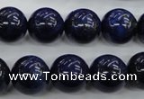 CNL855 15.5 inches 14mm round natural lapis lazuli gemstone beads